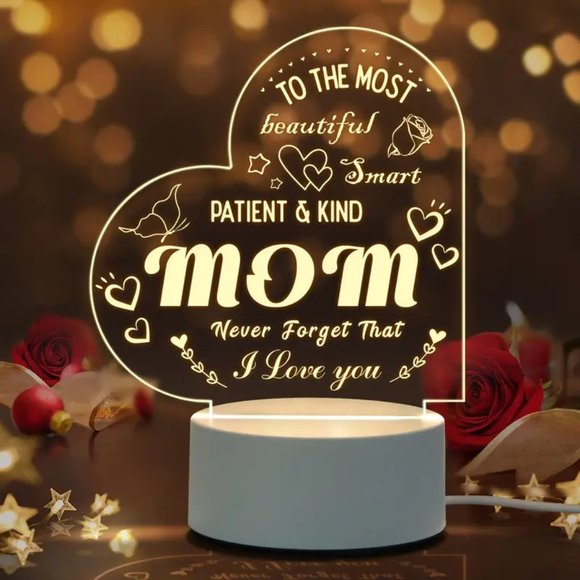 Accessories - "Mom" Heart Night Light****10 ITEMS FOR $20.00****
